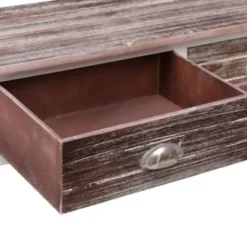 vidaXL - Wandtafel - Bruin - Hout