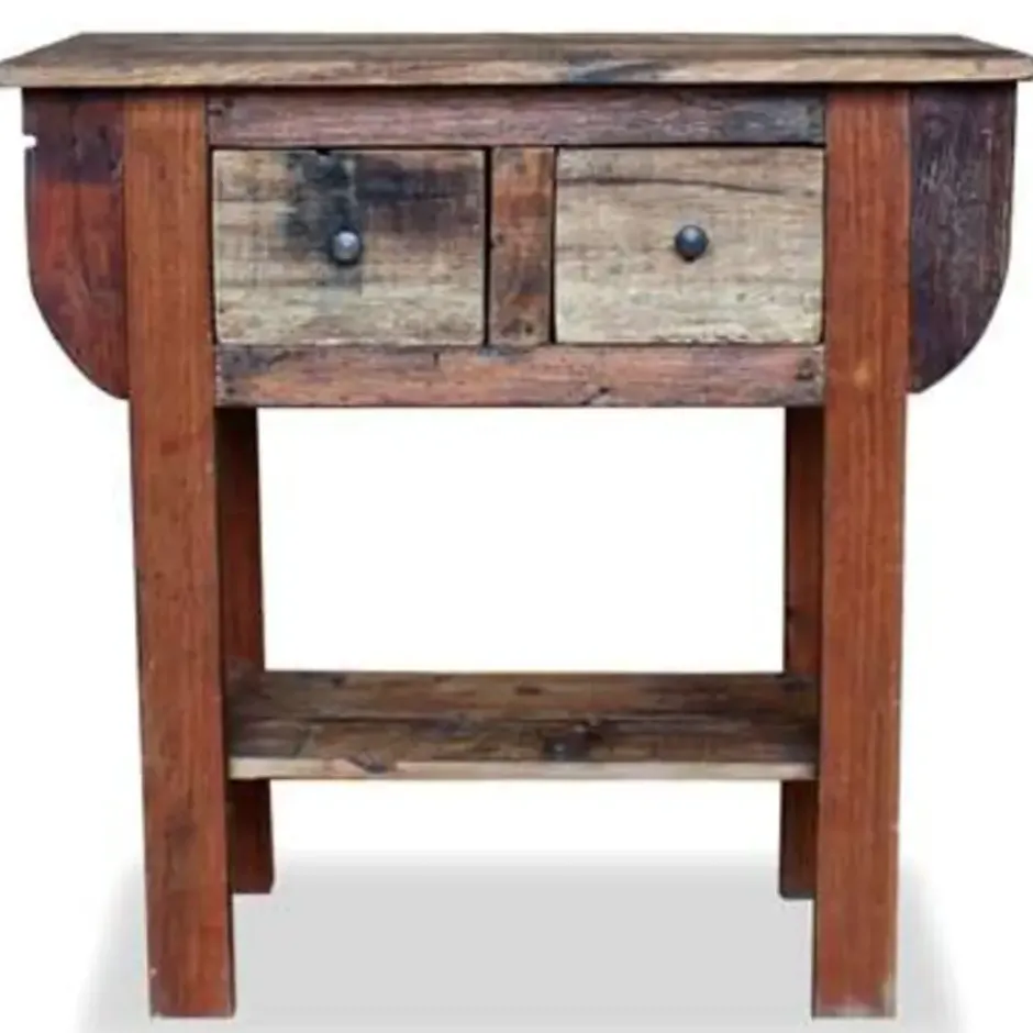 vidaXL - Wandtafel - Bruin - Hout