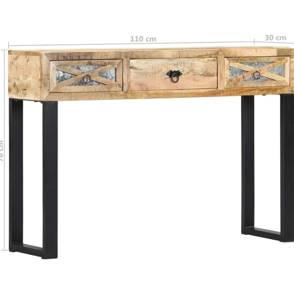 vidaXL - Wandtafel - Bruin - Hout