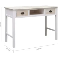 vidaXL - Wandtafel - Bruin - Hout