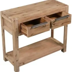 vidaXL - Wandtafel - Bruin - Hout - 82 x 33 x 73 cm