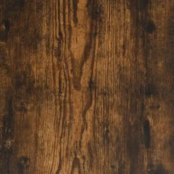 vidaXL - Wandtafel - Gerookt eiken - Bewerkt hout - 75x19.5x75 cm