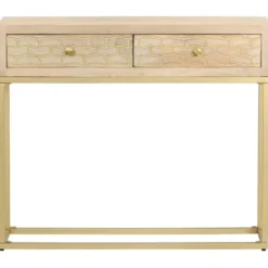 vidaXL - Wandtafel - Goud - Hout