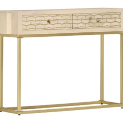 vidaXL - Wandtafel - Goud - Hout