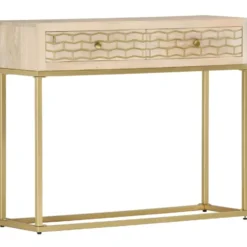 vidaXL - Wandtafel - Goud - Hout