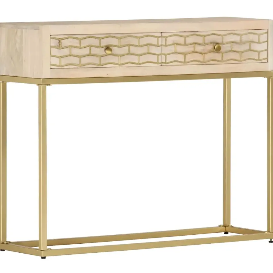 vidaXL - Wandtafel - Goud - Hout