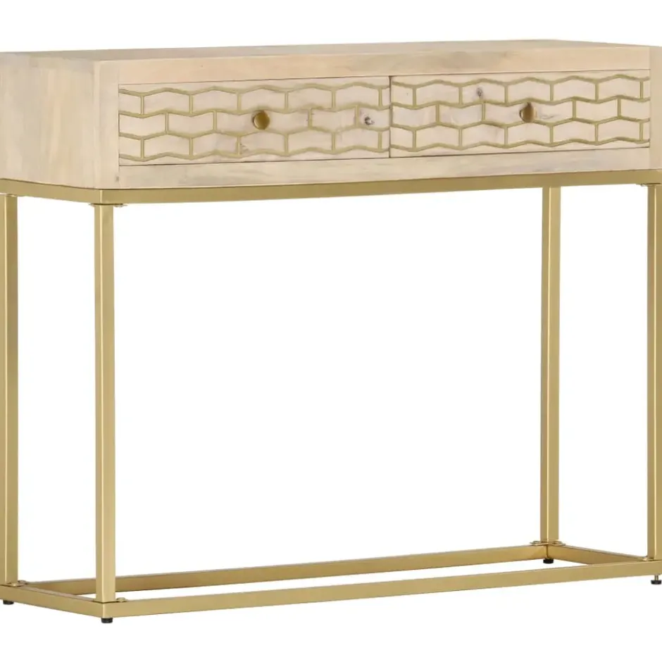 vidaXL - Wandtafel - Goud - Hout