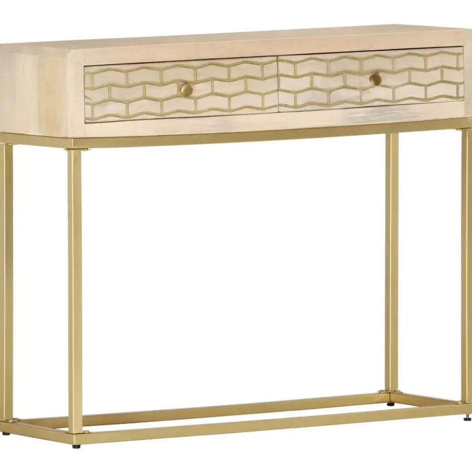 vidaXL - Wandtafel - Goud - Hout