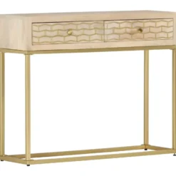 vidaXL - Wandtafel - Goud - Hout