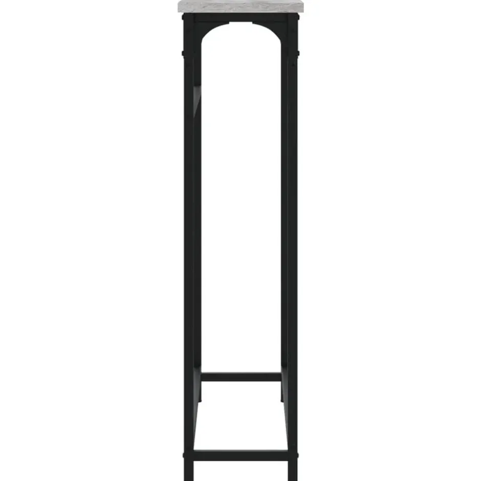 vidaXL - Wandtafel - Grijs sonoma eiken - Bewerkt hout - 75x19.5x75 cm