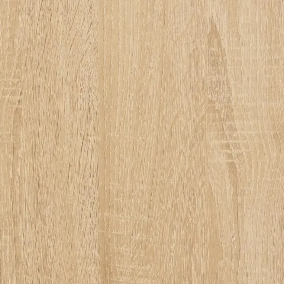 vidaXL - Wandtafel met 2 lades 2 schappen - Sonoma eiken - Hout - 72.5x25x75 cm