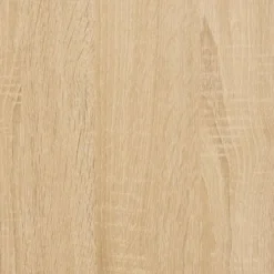 vidaXL - Wandtafel met 2 lades 2 schappen - Sonoma eiken - Hout - 75x28x75 cm