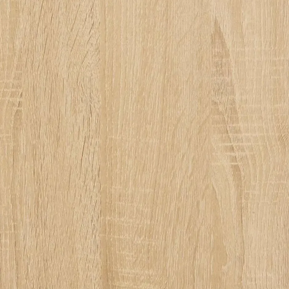 vidaXL - Wandtafel met 2 lades 2 schappen - Sonoma eiken - Hout - 75x28x75 cm