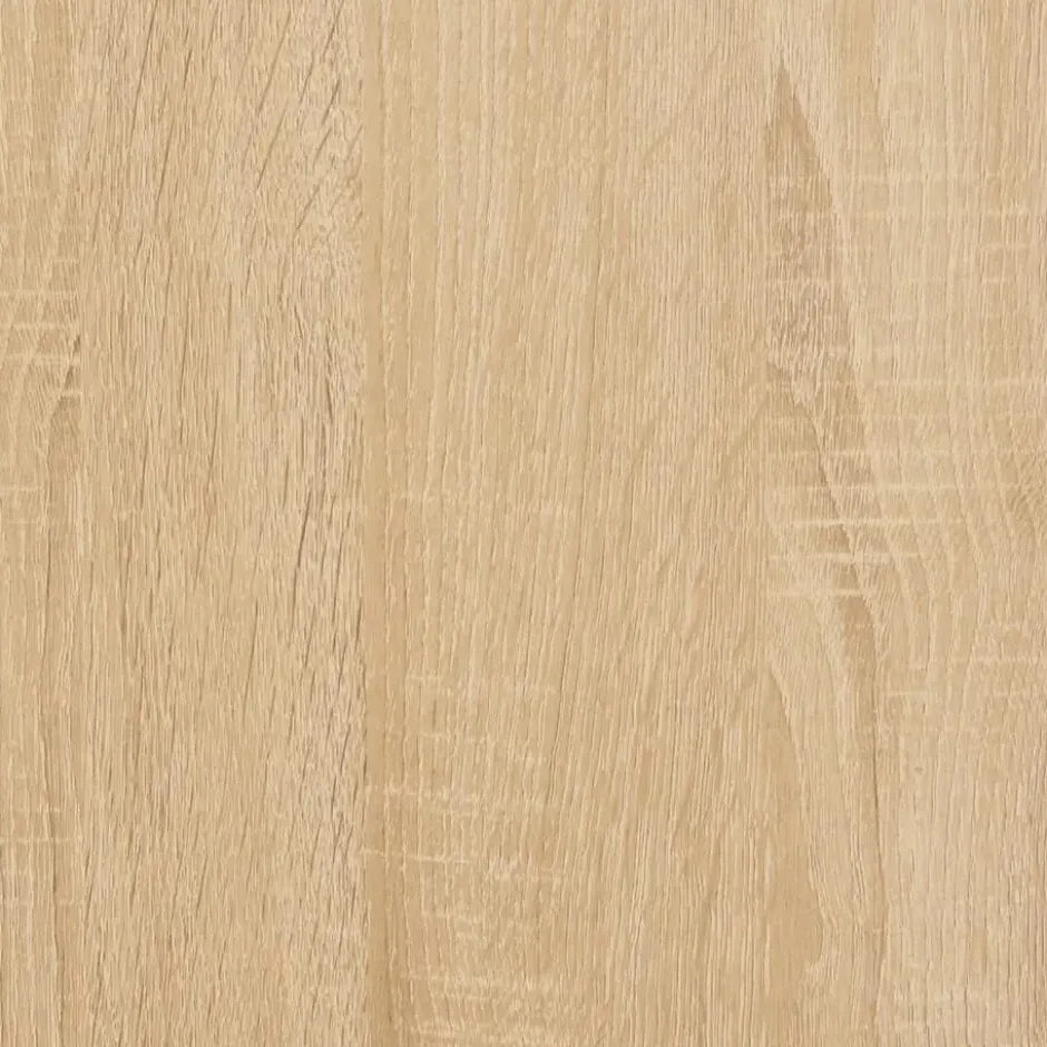 vidaXL - Wandtafel met 2 lades 2 schappen - Sonoma eiken - Hout - 100x28x75 cm