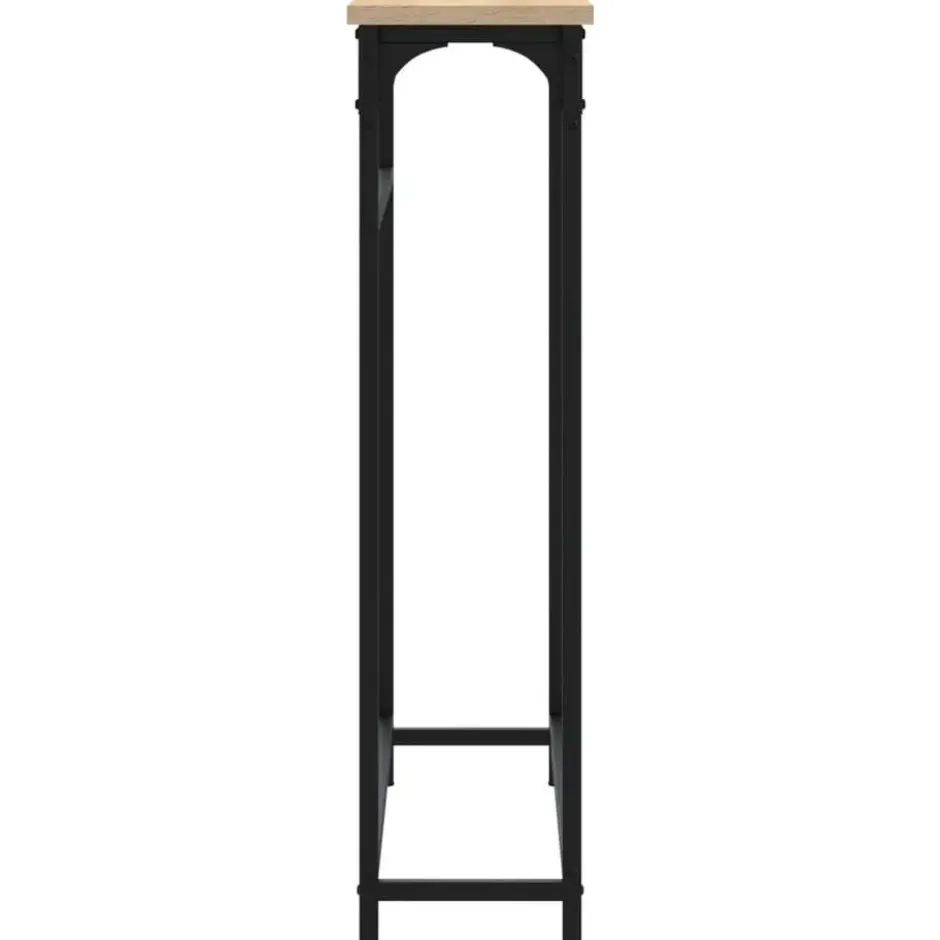 vidaXL - Wandtafel - Sonoma eiken - Bewerkt hout - 75x19.5x75 cm