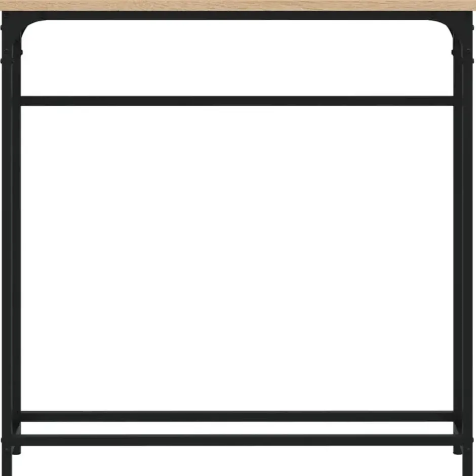vidaXL - Wandtafel - Sonoma eiken - Bewerkt hout - 75x19.5x75 cm