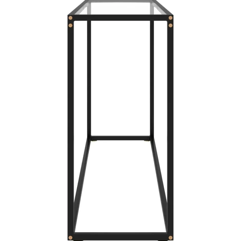 vidaXL - Wandtafel - Transparent - Glas - 120 x 35 x 75 cm