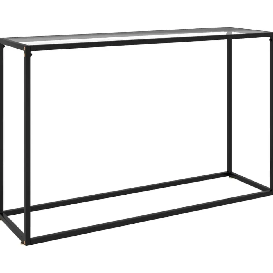 vidaXL - Wandtafel - Transparent - Glas - 120 x 35 x 75 cm