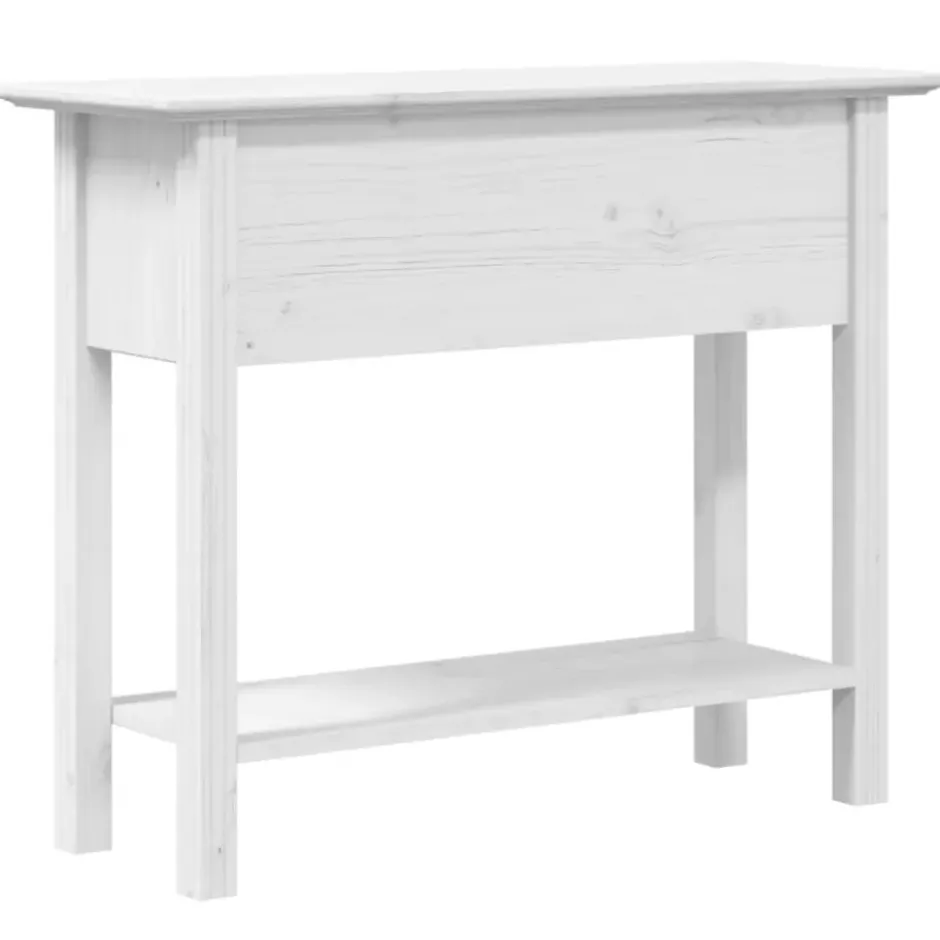 vidaXL - Wandtafel - Wit - Grenenhout