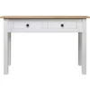 vidaXL - Wandtafel - Wit - Grenenhout