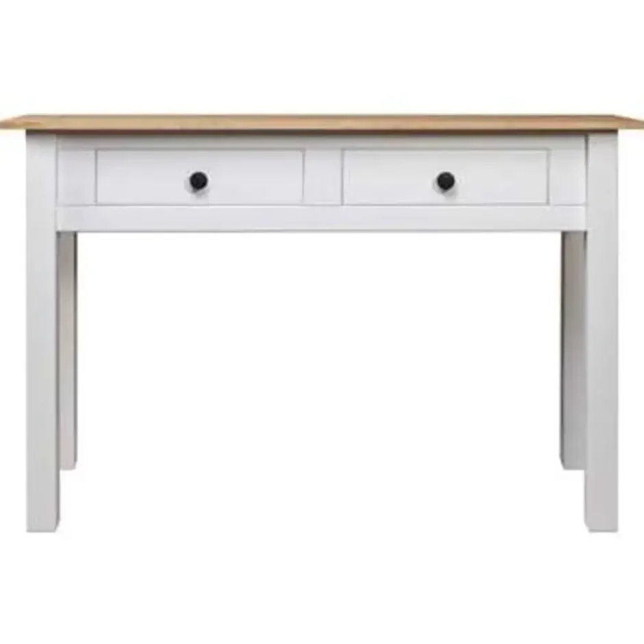 vidaXL - Wandtafel - Wit - Grenenhout