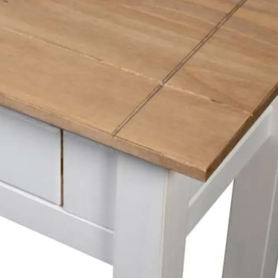 vidaXL - Wandtafel - Wit - Grenenhout