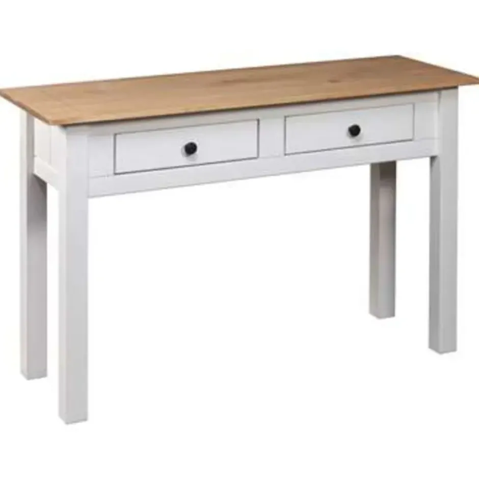 vidaXL - Wandtafel - Wit - Grenenhout