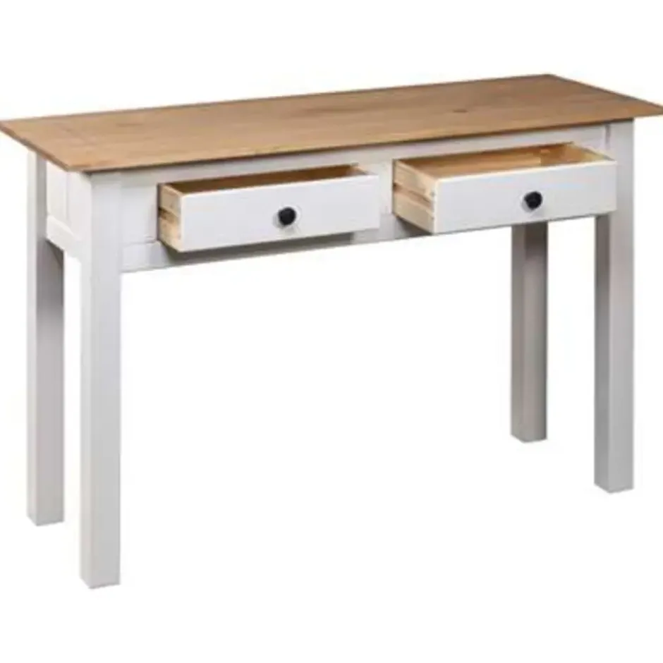 vidaXL - Wandtafel - Wit - Grenenhout