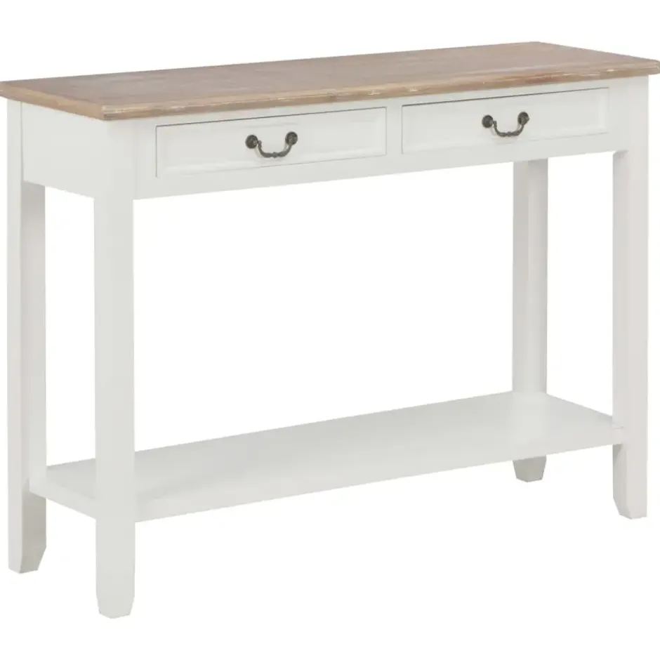 vidaXL - Wandtafel - Wit - Hout