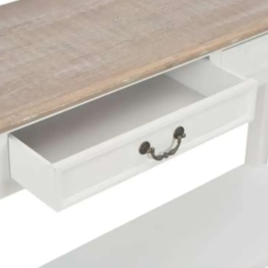 vidaXL - Wandtafel - Wit - Hout