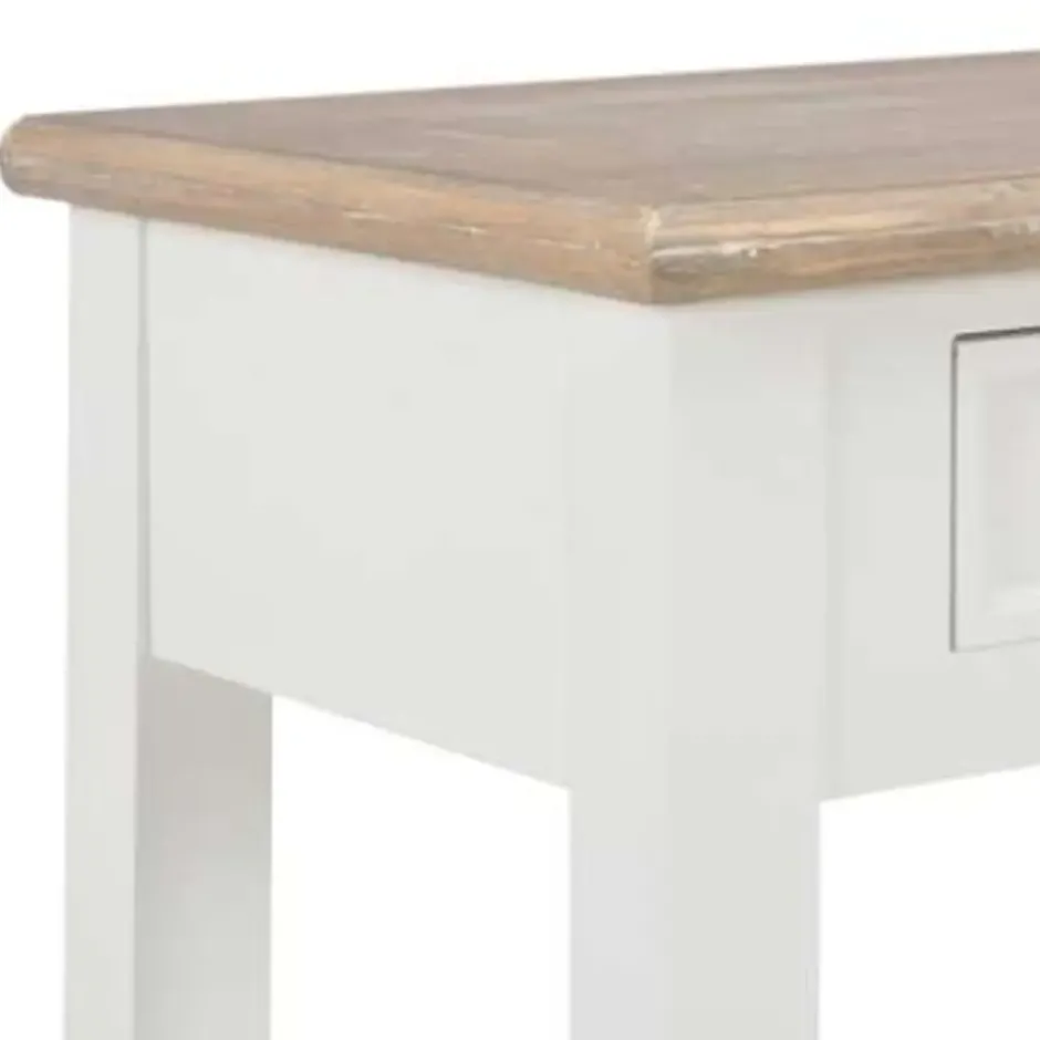 vidaXL - Wandtafel - Wit - Hout