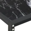 vidaXL - Wandtafel - Zwart - Glas