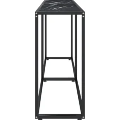 vidaXL - Wandtafel - Zwart - Glas