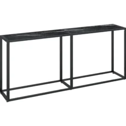 vidaXL - Wandtafel - Zwart - Glas