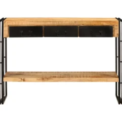 vidaXL - Wandtafel - Zwart - Hout