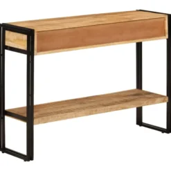 vidaXL - Wandtafel - Zwart - Hout
