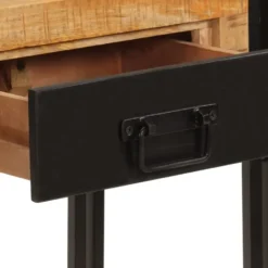 vidaXL - Wandtafel - Zwart - Hout