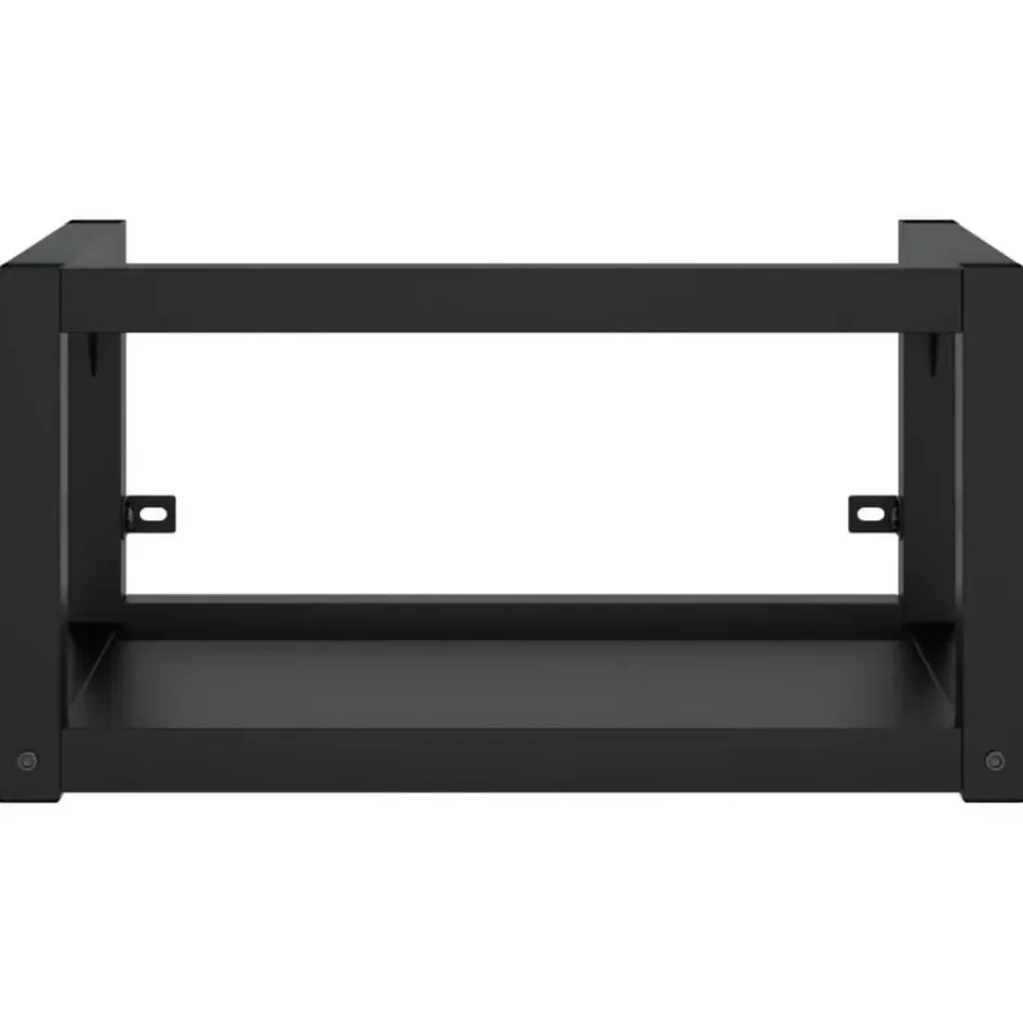 vidaXL - Wastafelframe wandgemonteerd 59x38x31 cm ijzer zwart