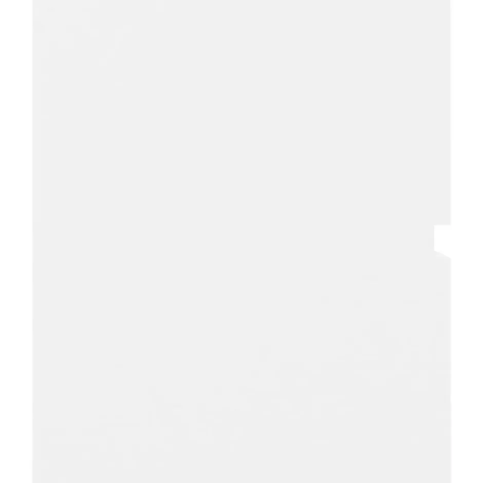 vidaXL - Wastafelkast - Wit - Bewerkt hout - 90 x 38.5 x 45 cm