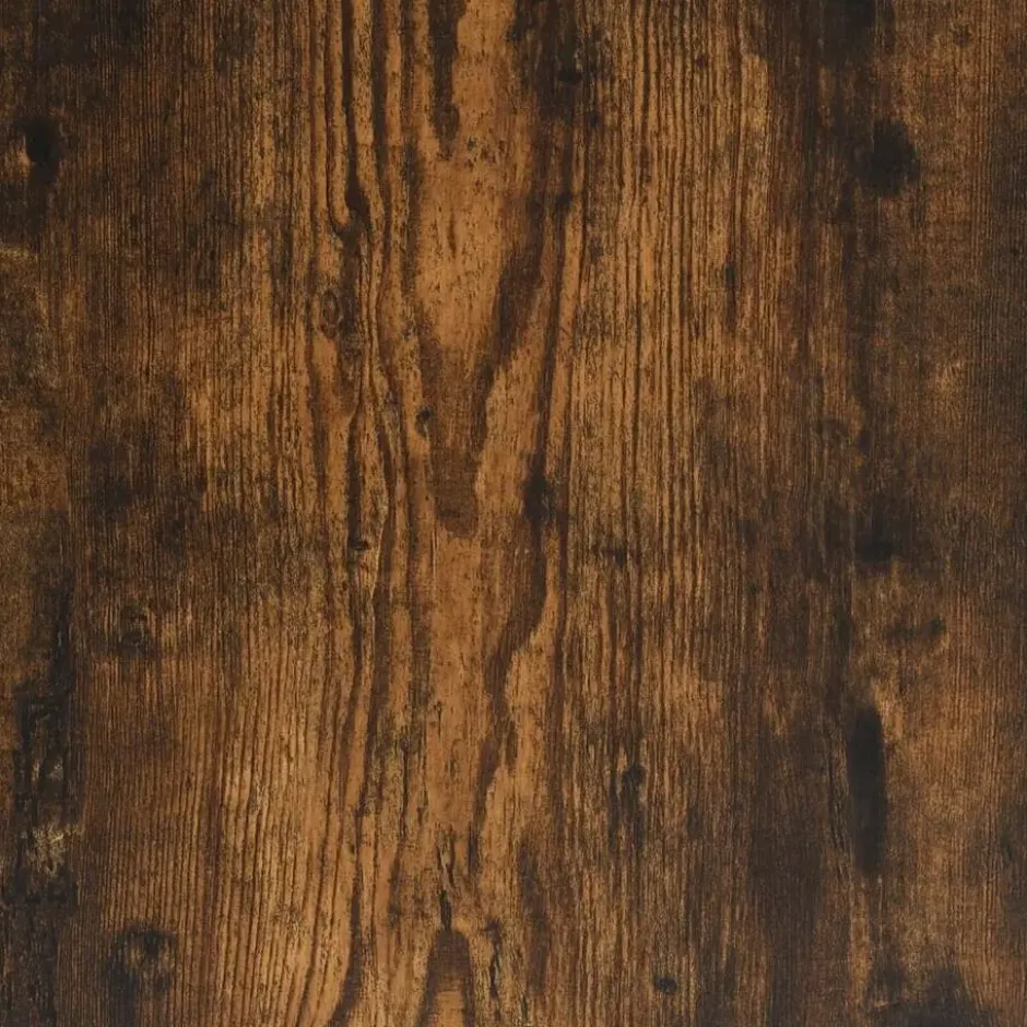 vidaXL - Wastafelkast 58x33x60 cm bewerkt hout gerookt eikenkleurig