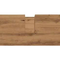 vidaXL - Wastafelonderkast - 1 deur 2 lades - Artisanaal eiken - 65x33x60 cm