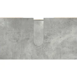 vidaXL - Wastafelonderkast met 1 deur 6 vakken - Betongrijs spaanplaat - 60 cm
