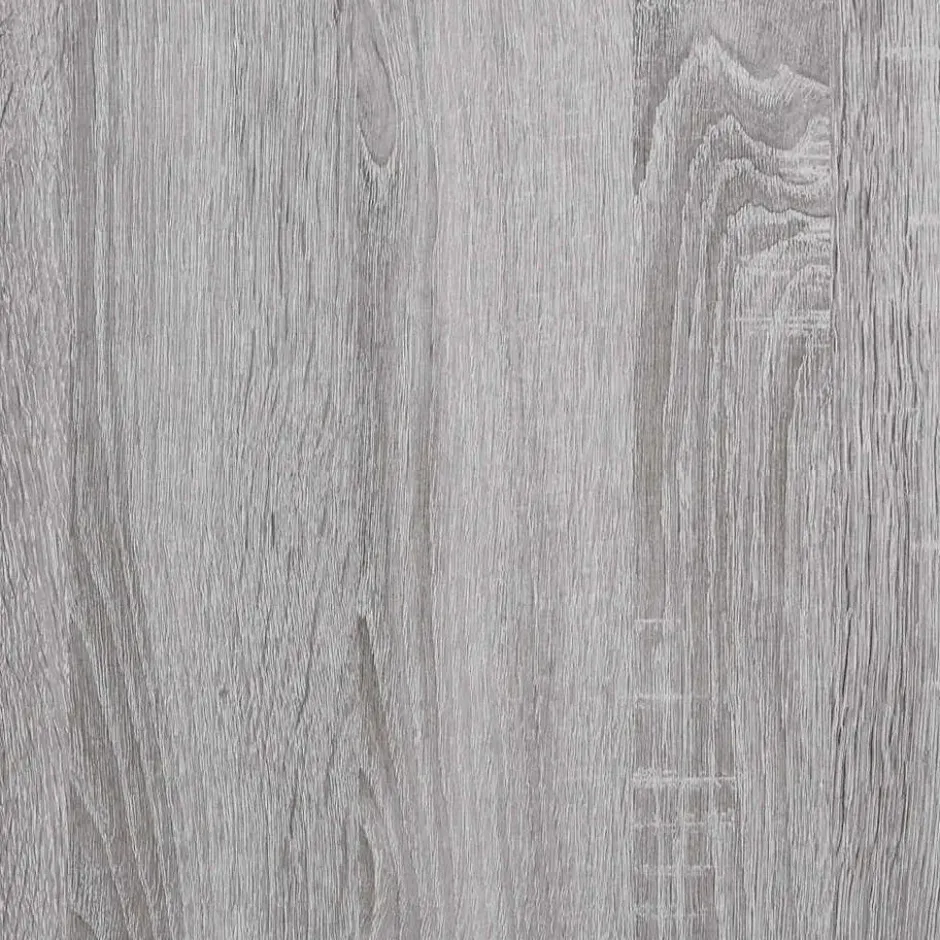 vidaXL - Wastafelonderkast met 2 lades - Grijs sonoma eiken - Hout - 65 cm