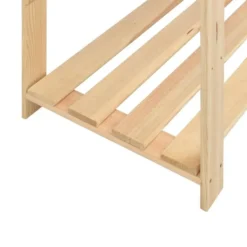 vidaXL - 2x Grenenhouten Opbergrek 5-Laags 500 kg Opslagrek Rek Opbergkast Kast