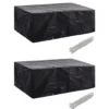 vidaXL - 2x Tuinmeubelhoes 8 Ogen Meubelhoes Hoezen - 200x160x70 cm - 2 Stuks