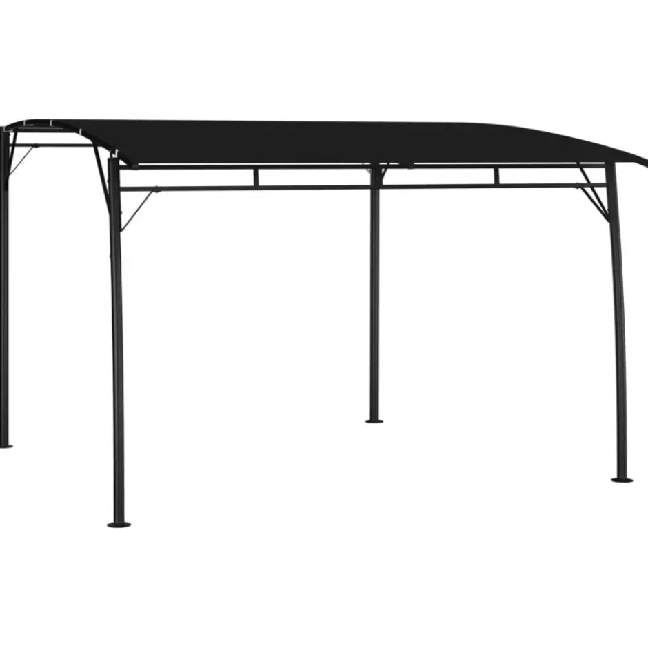 vidaXL - Zonneluifel - Antraciet - Polyester - 3 x 3 x 2.55 m