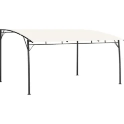 vidaXL - Zonneluifel - Crème - Polyester - 4 x 3 x 2.55 m