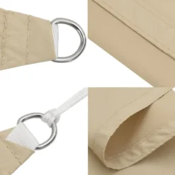 vidaXL - Zonnezeil - Beige - 4 x 6 m
