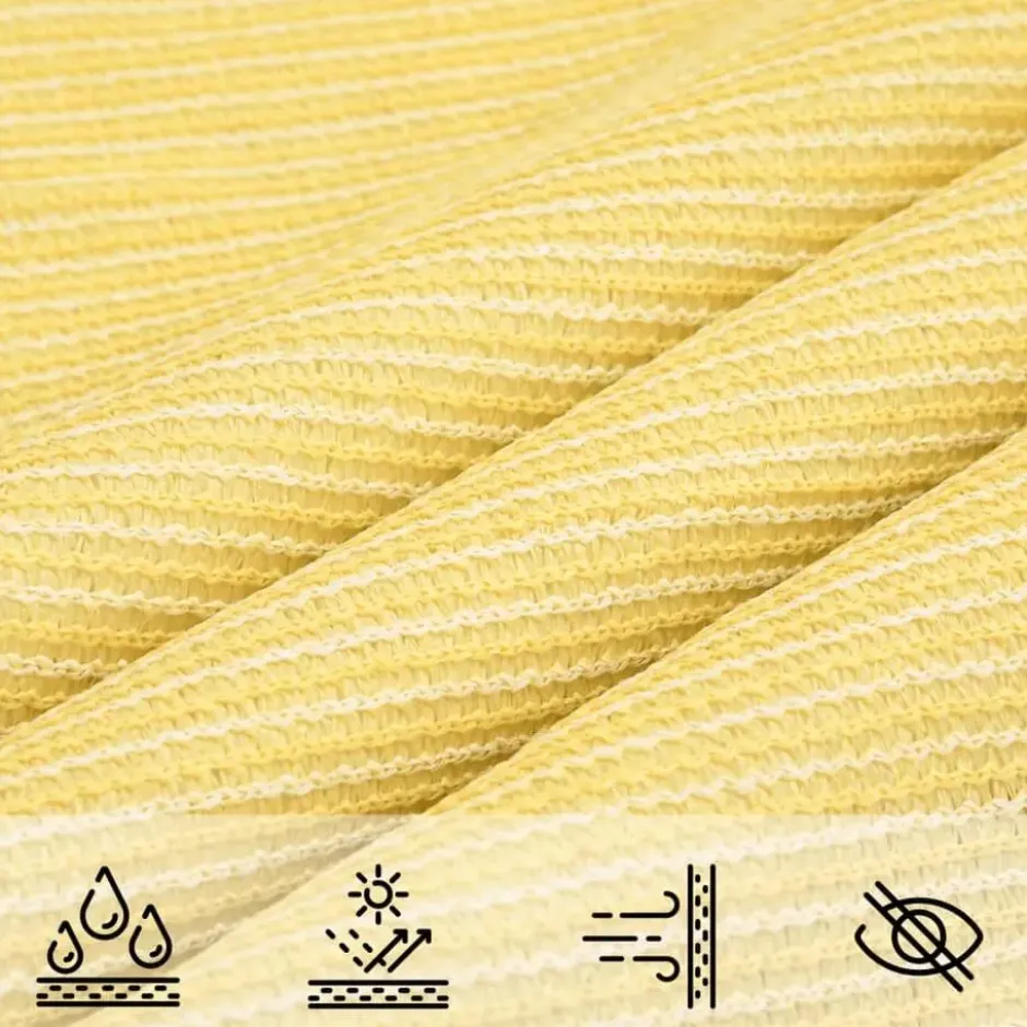 vidaXL - Zonnezeil - Beige - 3.6 x 3.6 m