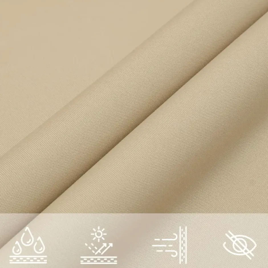 vidaXL - Zonnezeil - Beige - 2 x 3 m